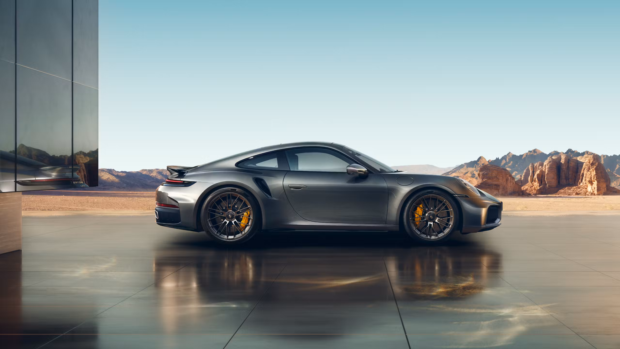 A sleek Porsche 911